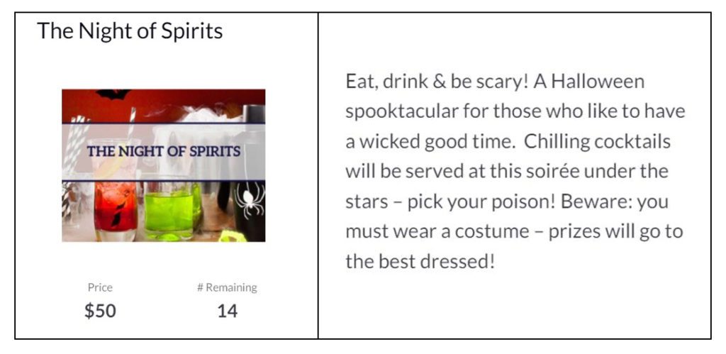 Halloween Sign-up Party For Parents School Fundraiser Idea