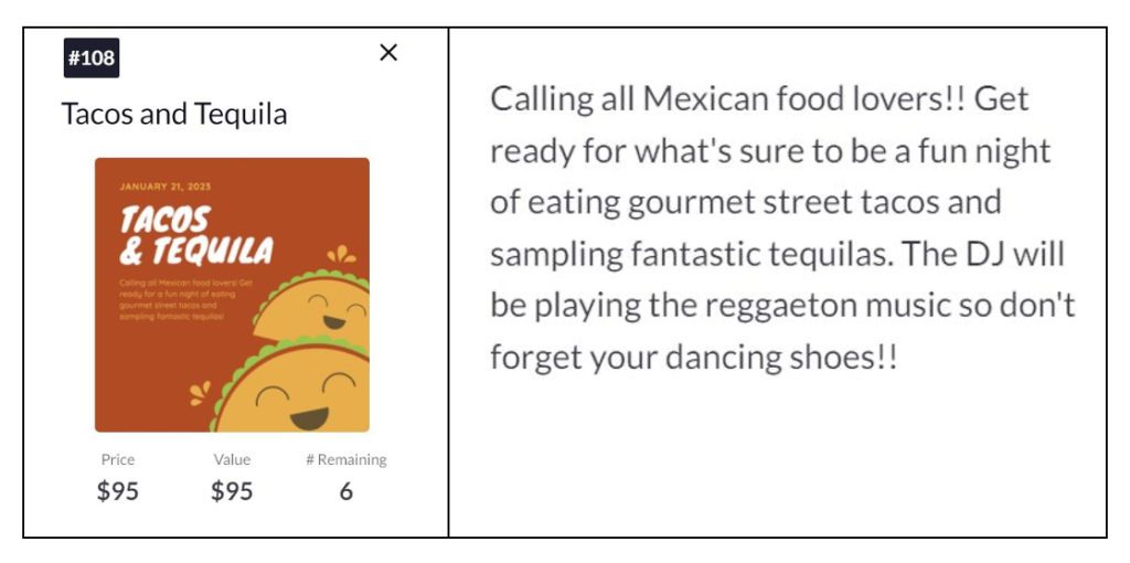 Tacos And Tequila Sign Up Party