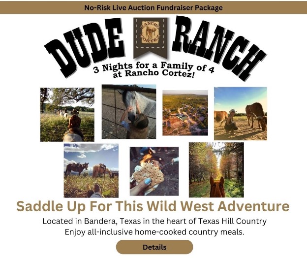 Dude Ranch Live Auction Fundraiser Package