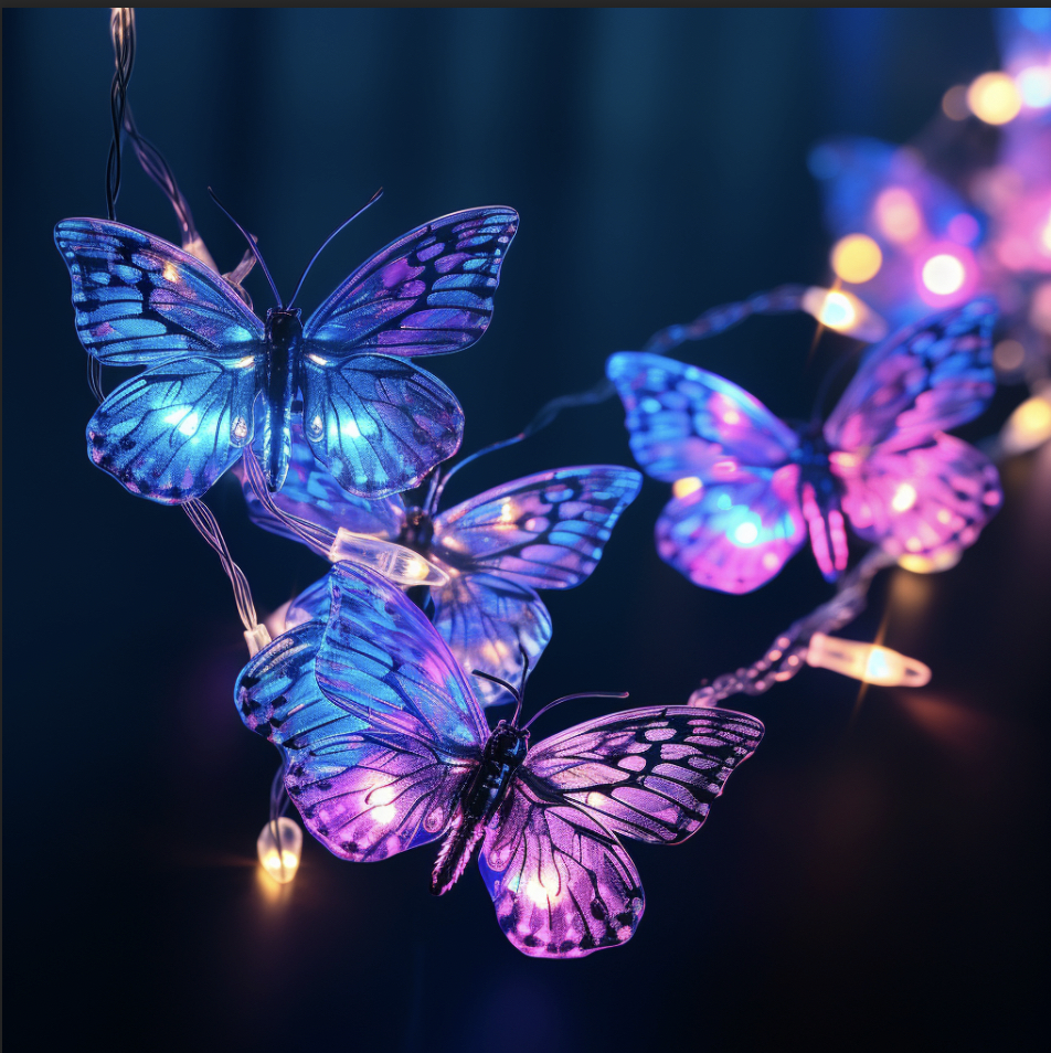 Butterfly Theme Fundraiser Fairy Lights