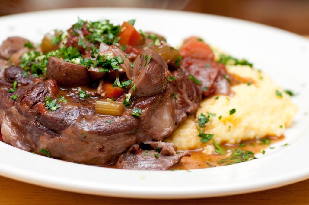 Osso Buco is a good food idea for a Tuscany Themed Fundraising Event