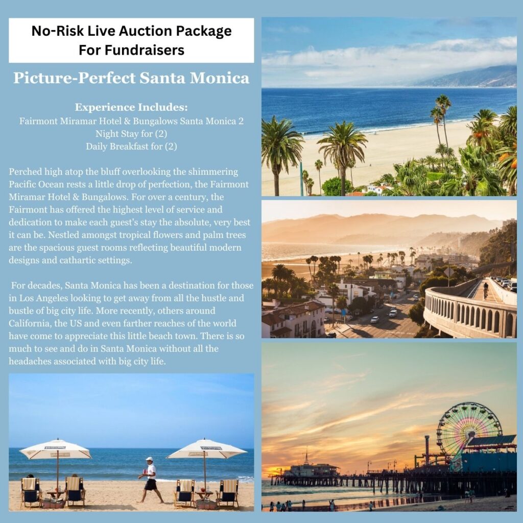 Picture Perfect Santa Monica Live Auction Package
