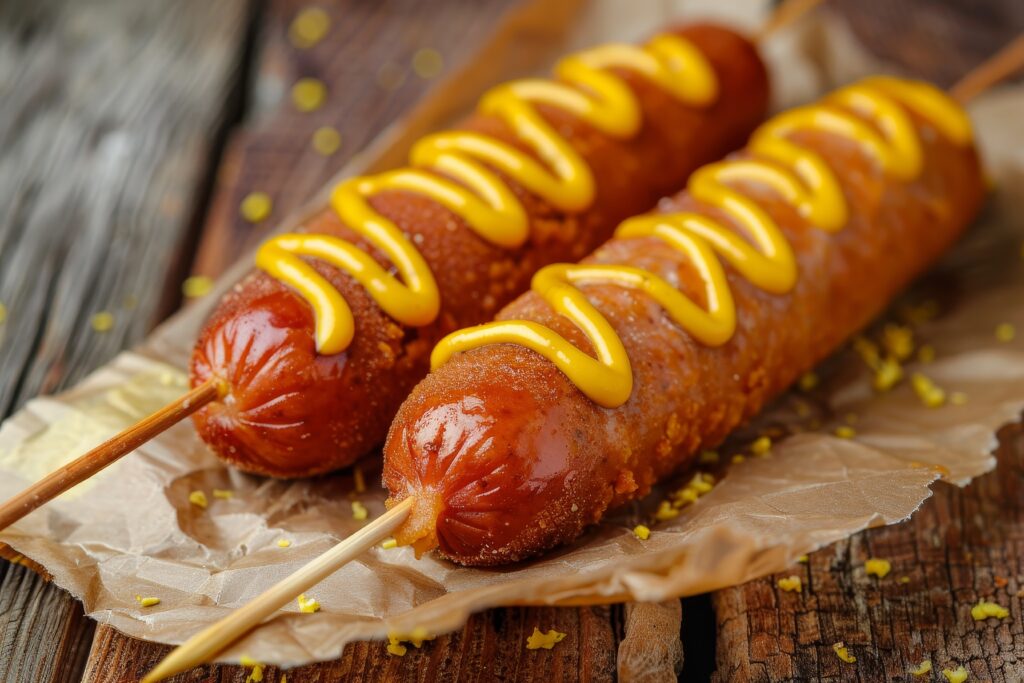 Corny dogs on a stick circus theme fundraiser food Ideas