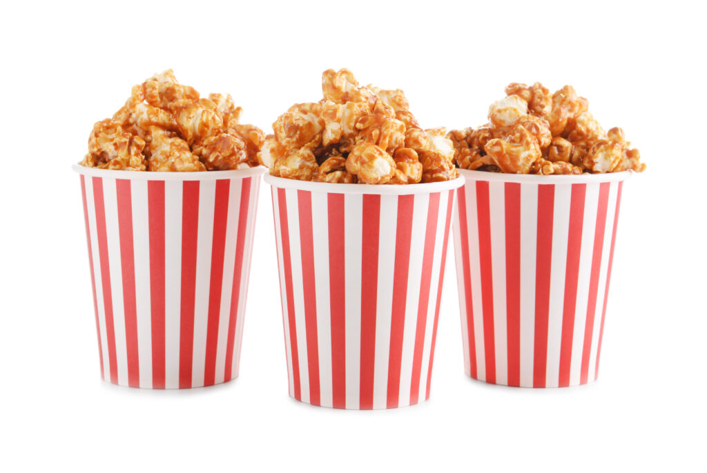 Caramel popcorn circus theme fundraiser food Ideas