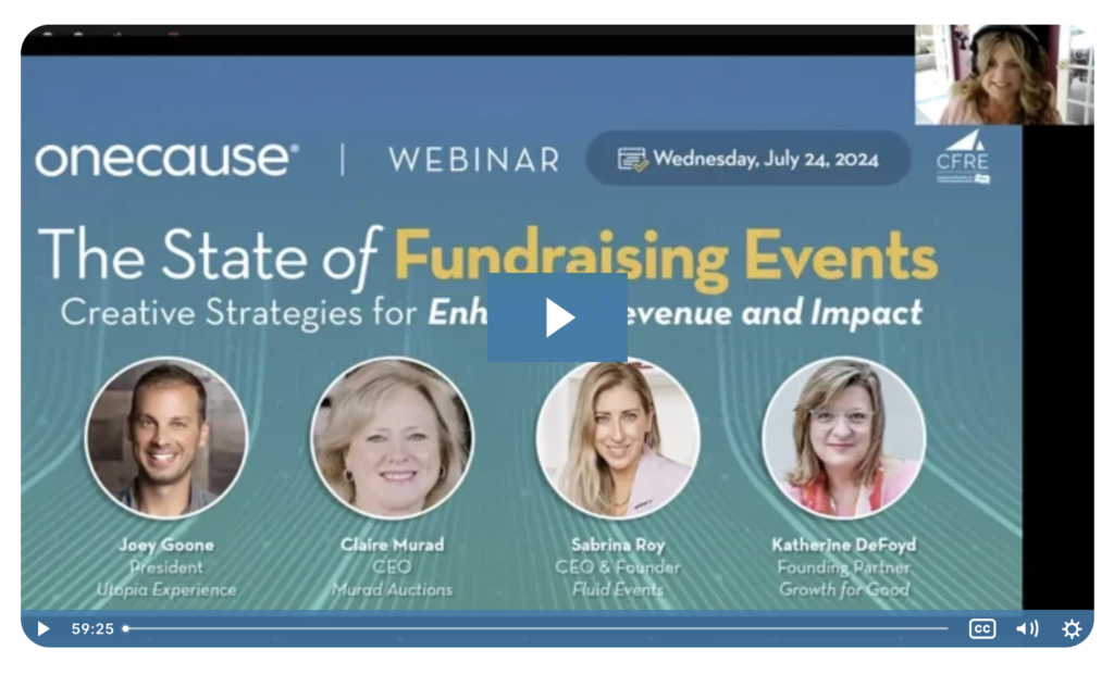 The State of Fundraising Events: Creative Strategies for Enhanced Revenue and Impact