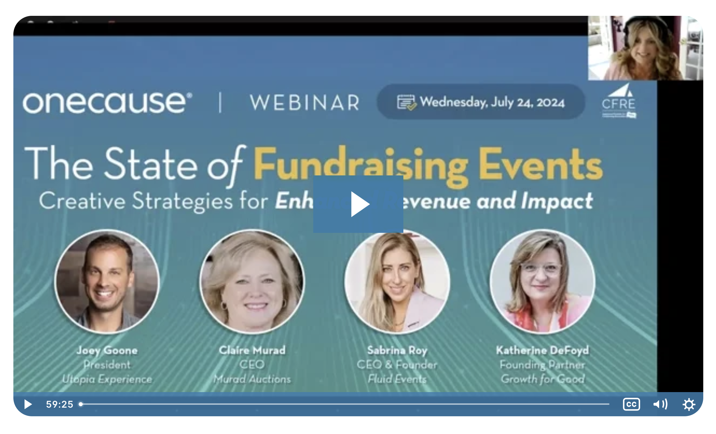 OneCause Webinar