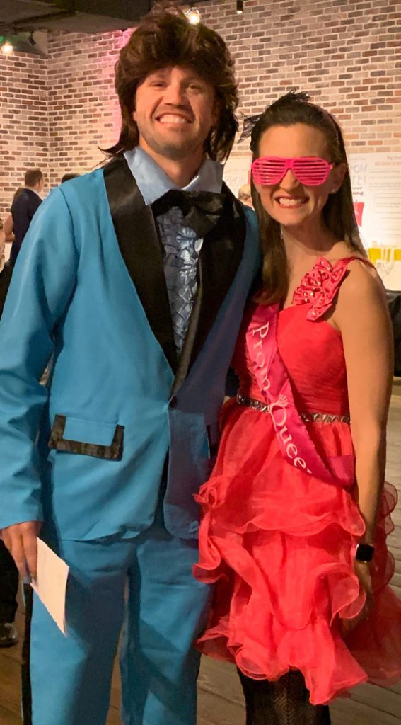 Make your prom fundraiser stand out by encouraging guests to wear prom attire from different decades.