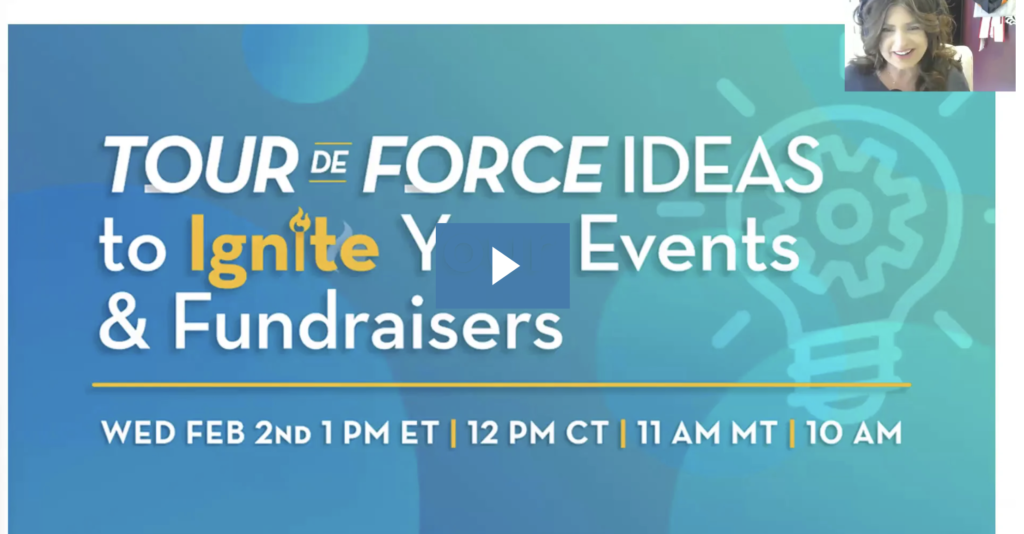 Tour De Force Ideas to Ignite Your Events and Fundraisers