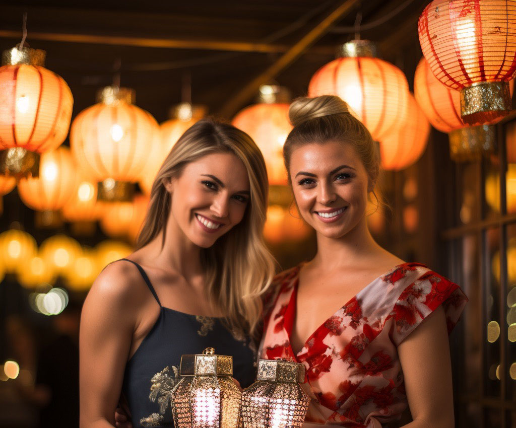 Japanese paper lanterns make a great Japanese theme fundraiser booth.