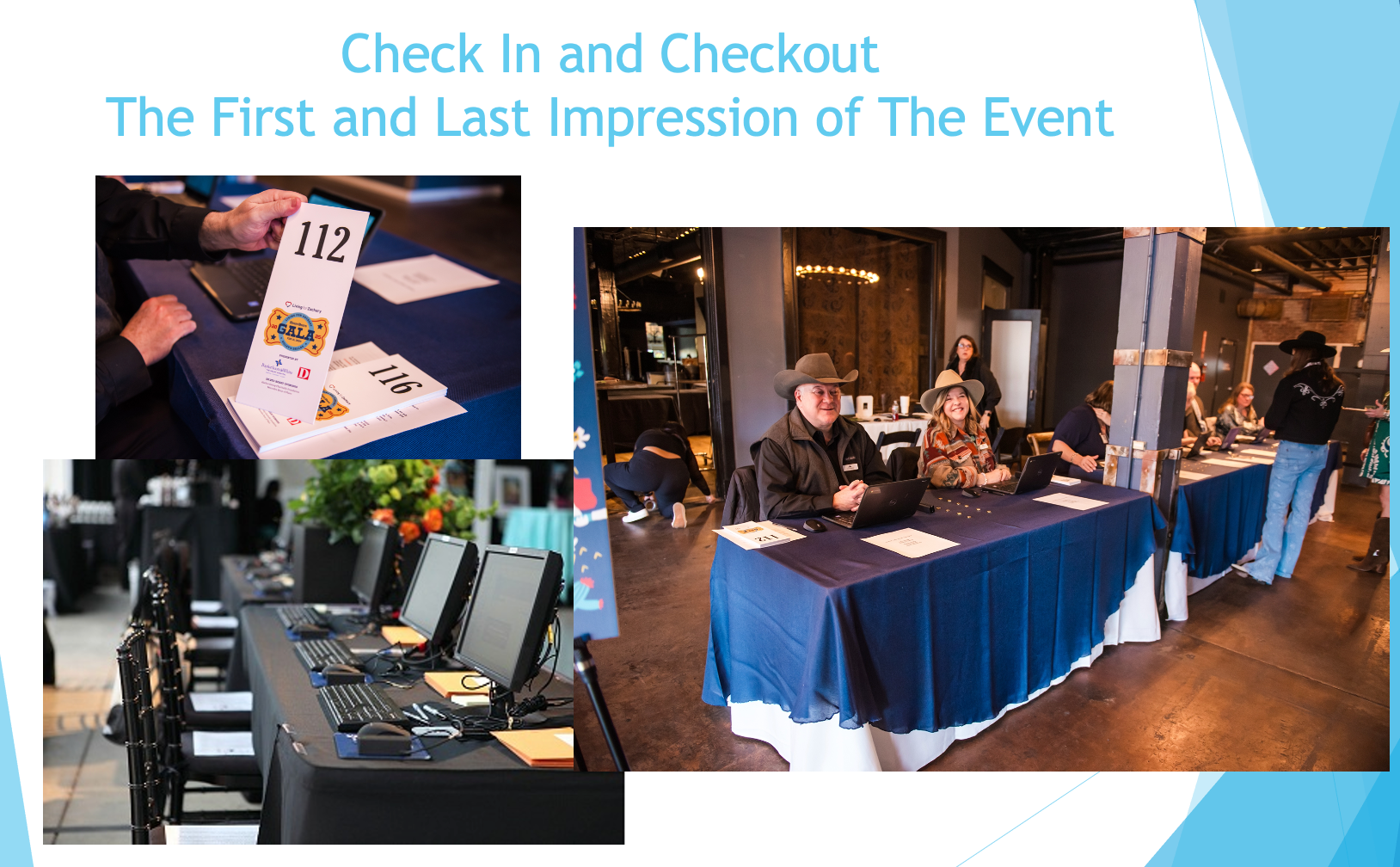Organize Smooth Check-In And Checkout at your slient auction.