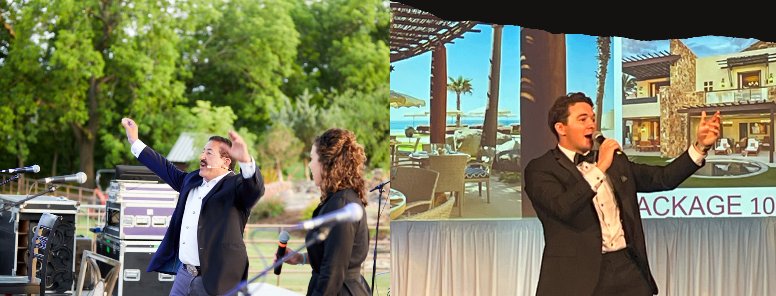 Engaging fundraising auctioneers at a fundraising event