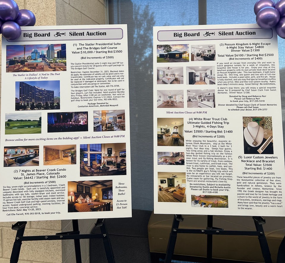 Big Board Silent Auctions