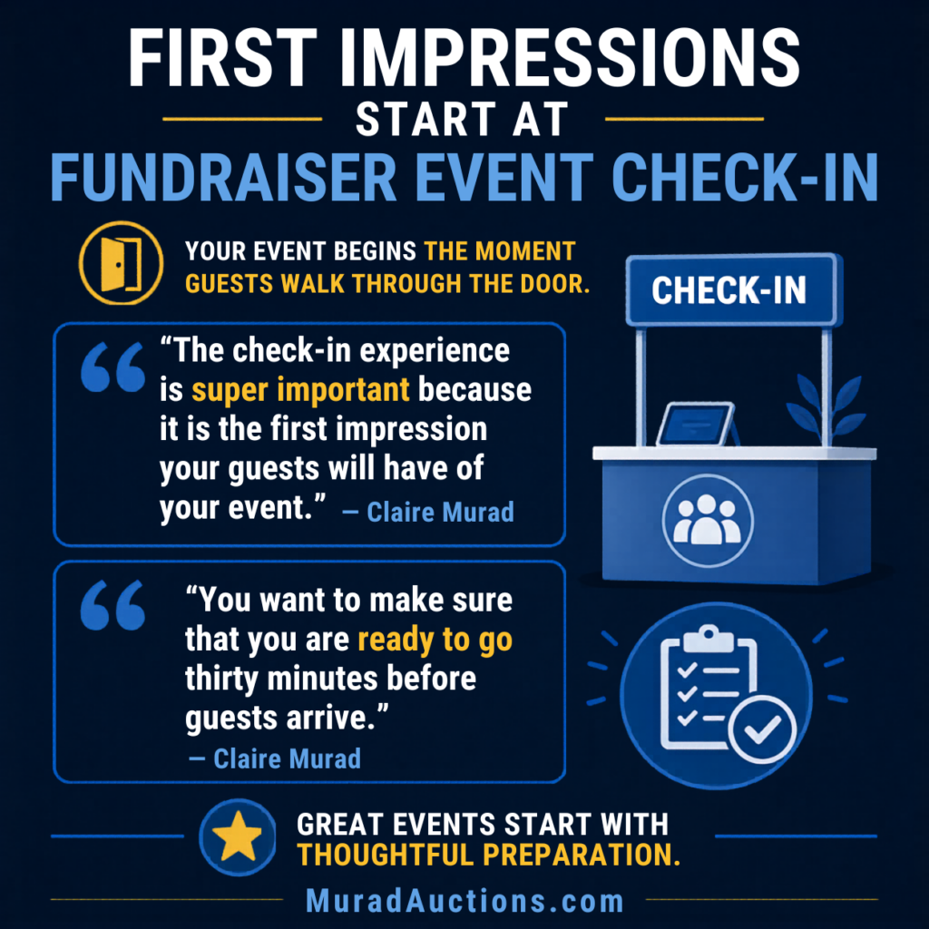 First Impressions Start at Event Check in