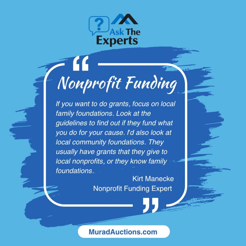 Seek Grants From Local Family Foundations