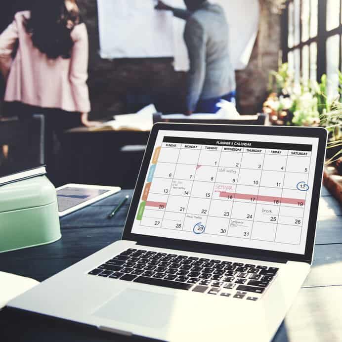 Event Engineering Calender Planner Organization Management Remind Concept